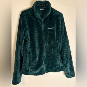Columbia Beech Forrest Emerald Full Zip Fleece Jacket Size Large